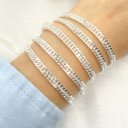 Y68SS. Sterling Silver Double Curb Chain